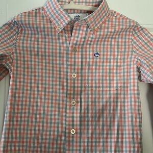 Southern Tide Plaid Kids Shirt